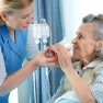 What does a speech therapist do in hospice care?